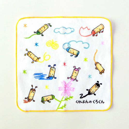 【絵本のタオル】くれよんのくろくん PT おえかき
