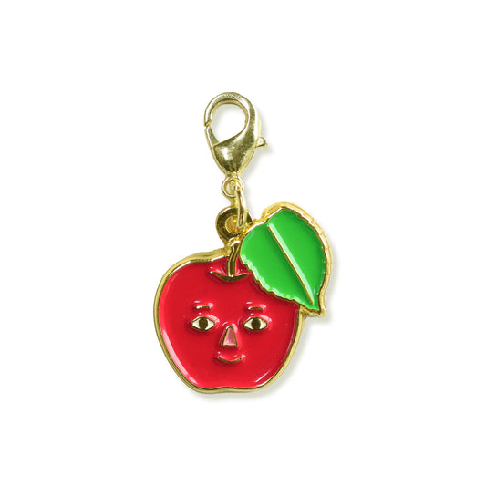 【絵本のチャーム】メタルチャーム/りんごさん 【くだものさん】