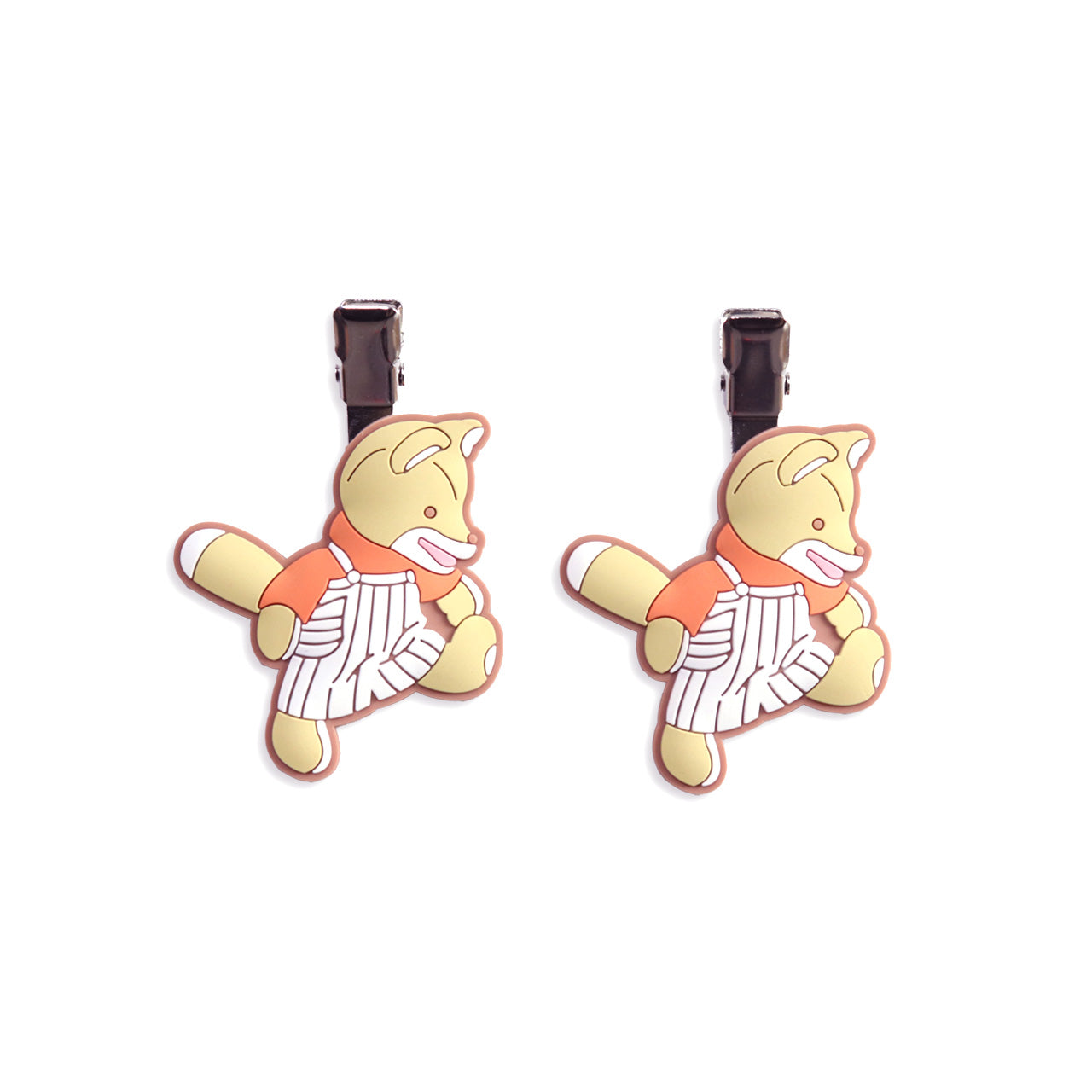 【絵本のクリップ】前髪クリップ/こん2P【こんとあき】