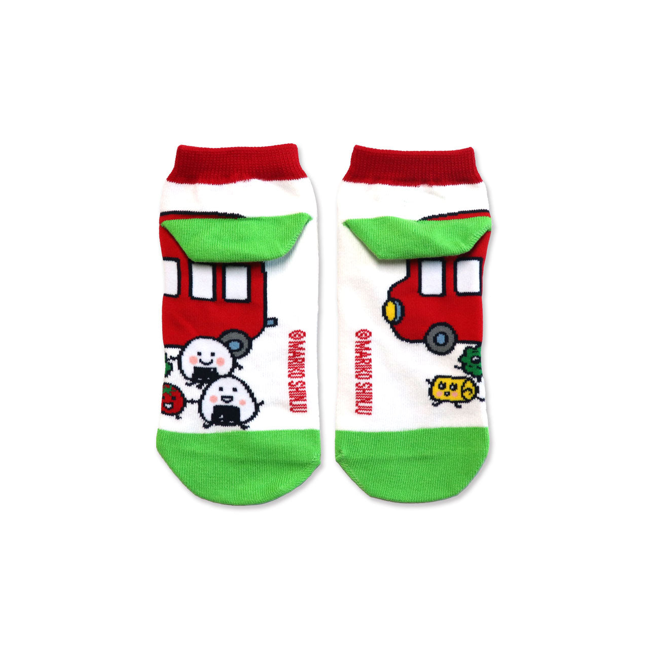 靴下 ジュニア/おでかけ【おべんとうバス】【絵本のくつした】