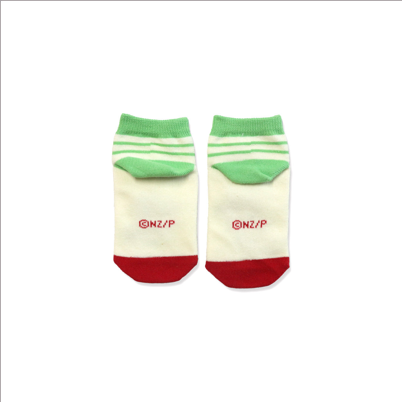 靴下 キッズ/アップリケ【ねずみくんのチョッキ】【絵本のくつした】