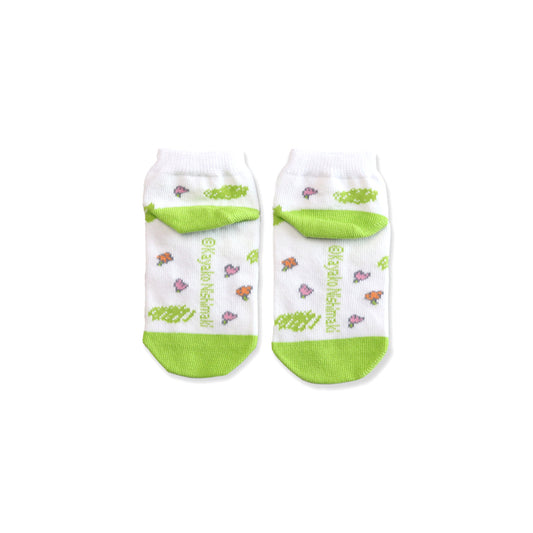 靴下 キッズ/おはなばたけ【わたしのワンピース】【絵本のくつした】