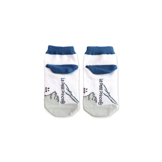 靴下 キッズ/ホワイト【星の王子さま】【絵本のくつした】