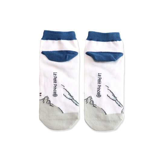 靴下 レディース/ホワイト【星の王子さま】【絵本のくつした】