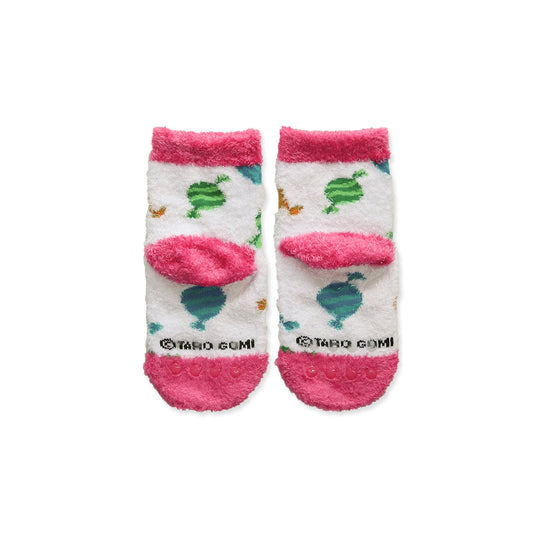 ルームソックス キッズ/キャンディ カラフル【きんぎょがにげた】【絵本のくつした】