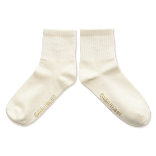 靴下 レディース/ライトベージュ みっけ 【こんとあき】【絵本のくつした】