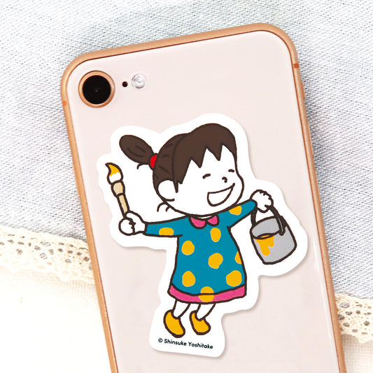 ステッカー みずたま ホワイト【それしか ないわけ ないでしょう】【絵本のステッカー】