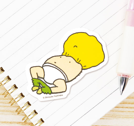 ステッカー ぬげない ホワイト【もう ぬげない】【絵本のステッカー】