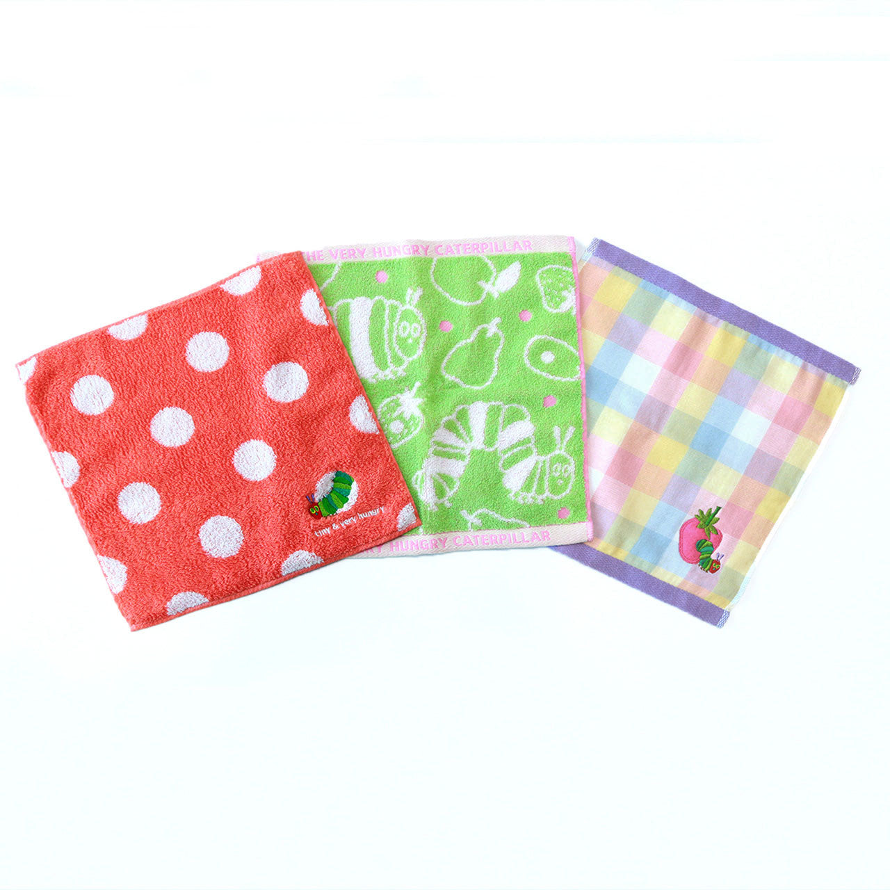 【絵本のタオル】あおむし PT チェック