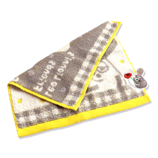 【絵本のタオル】フレデリック PT イエローアップリケ