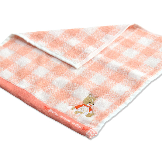 【絵本のタオル】刺繍 こんとあき PT おすわり