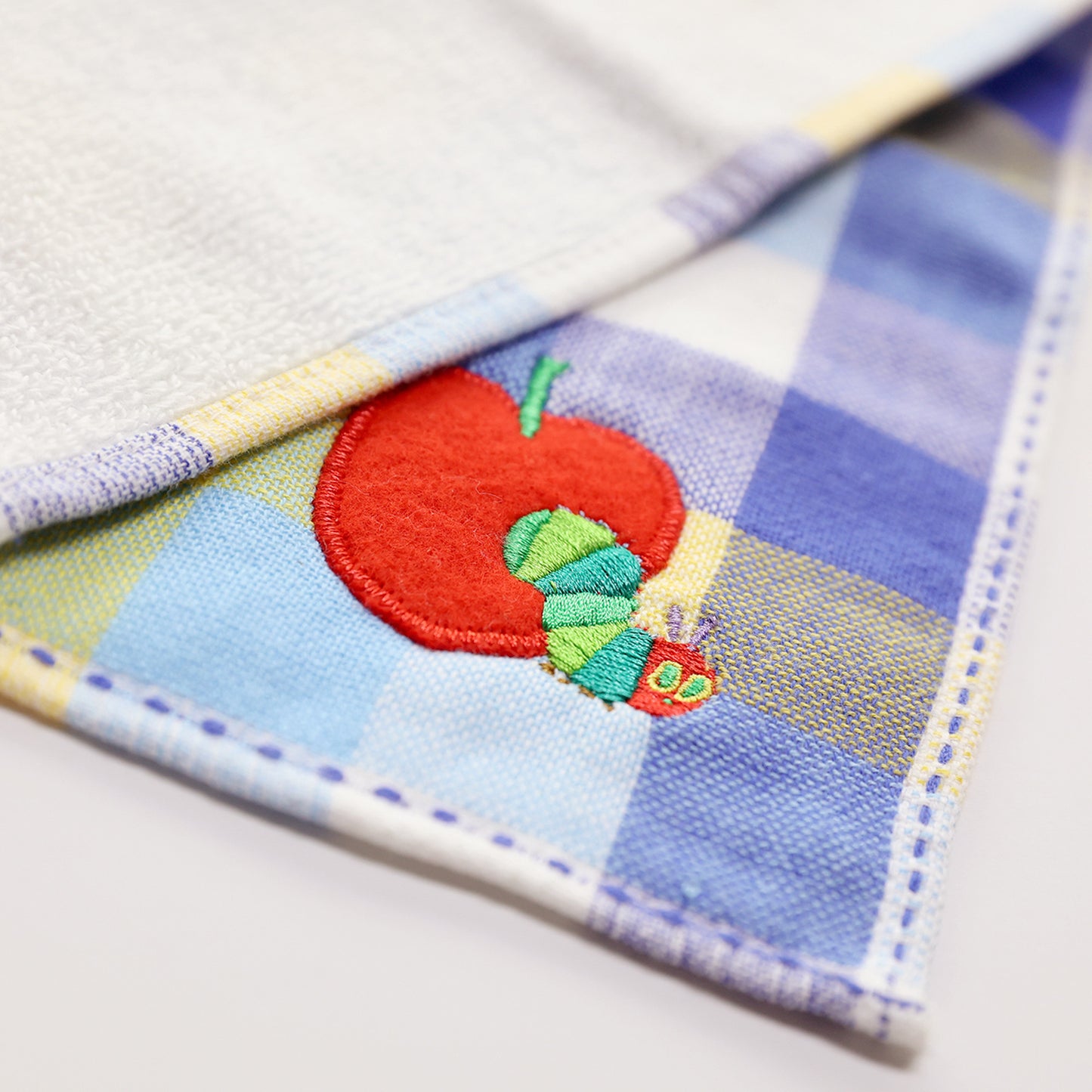 プチタオル ガーゼチェック【はらぺこあおむし】