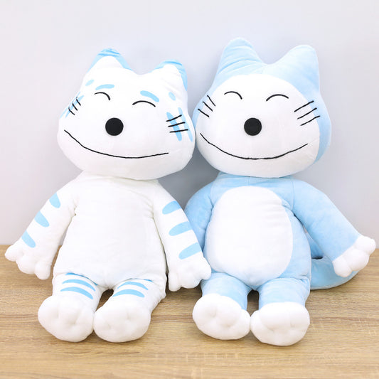 ぬいぐるみ Lサイズ ブルー【11ぴきのねこ】