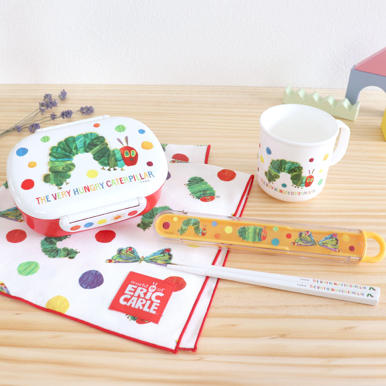 はらぺこあおむし ランチボックス ドット