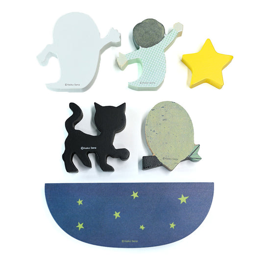 【絵本のつみき】ミニプレイセット (ねないこだれだ)