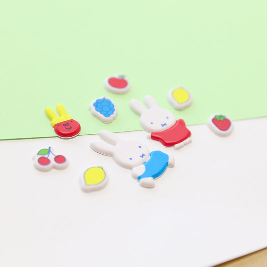 ミッフィーマシュマロシール ピンク フルーツ