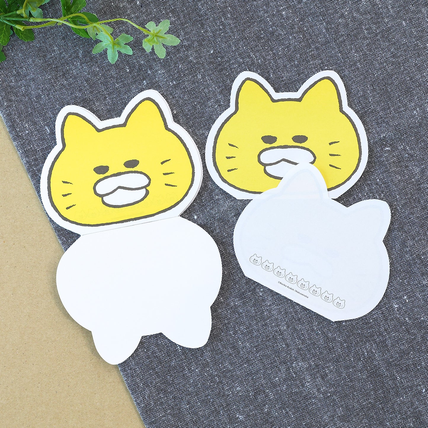 ダイカットメモ かお【ノラネコぐんだん】