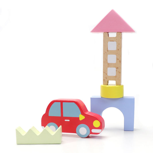 【絵本のつみき】MACHI / ベーシックつみきセット