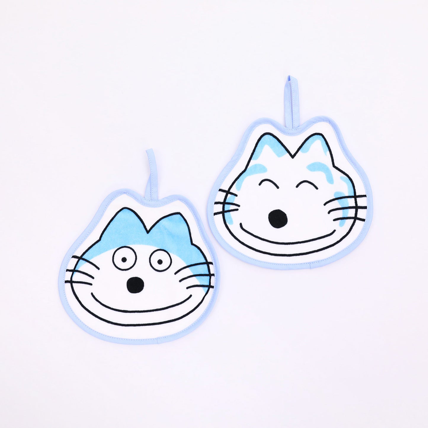 ループ付きタオル ニッコリ【11ぴきのねこ】