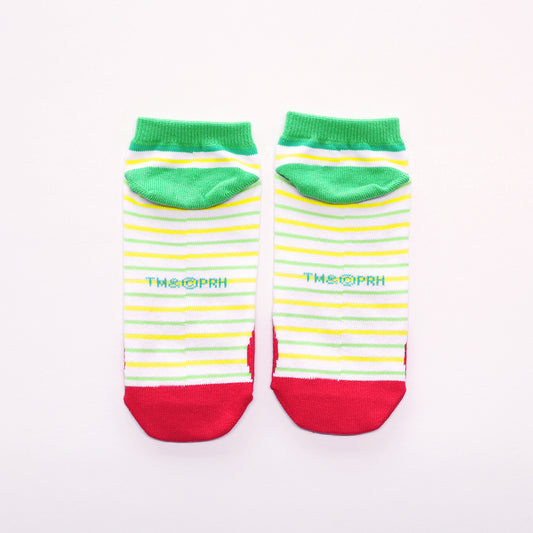 靴下 レディース/ストライプ 【はらぺこあおむし】【絵本のくつした】