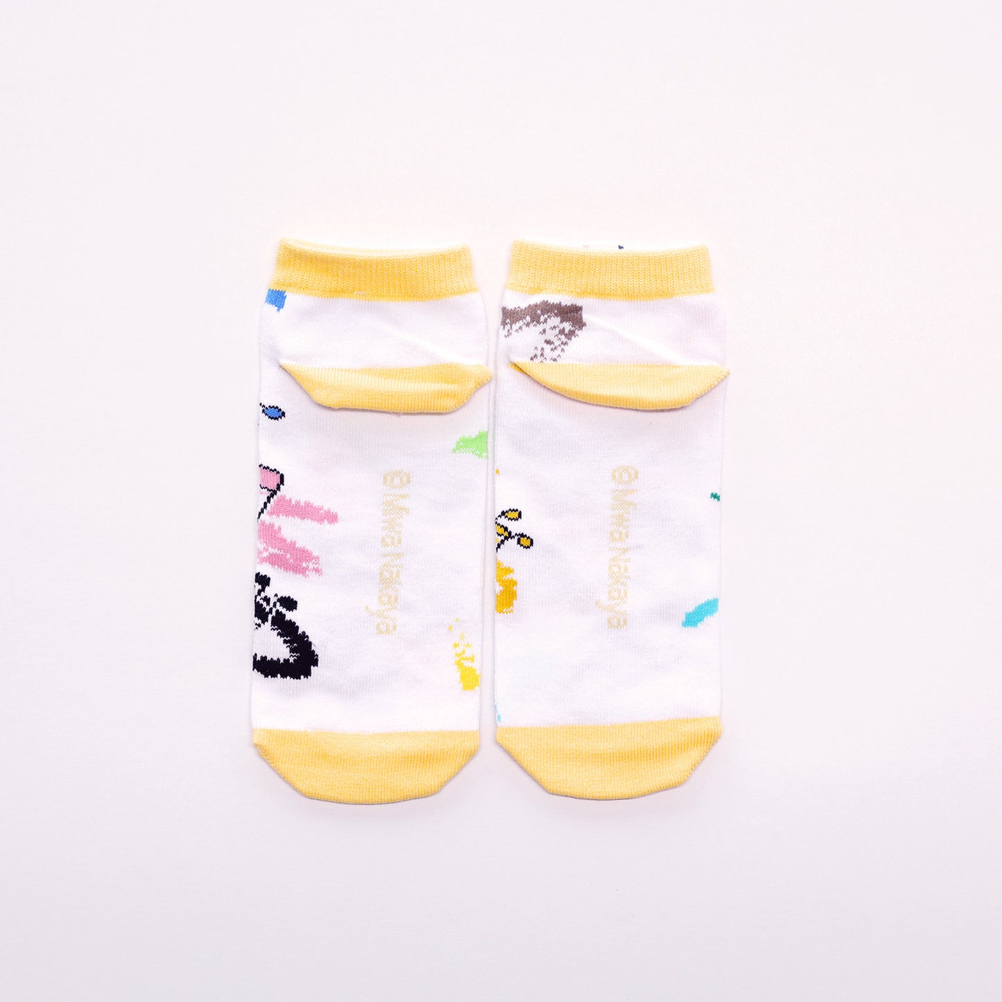 靴下 レディース/いろいろないろ 【くれよんのくろくん】【絵本のくつした】