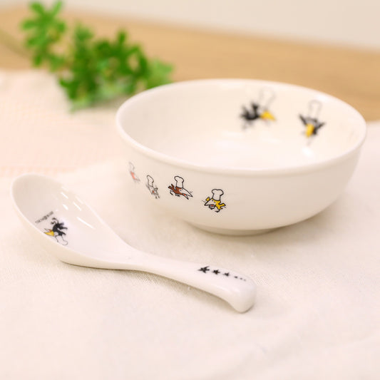 食器レンゲ【からすのパンやさん】