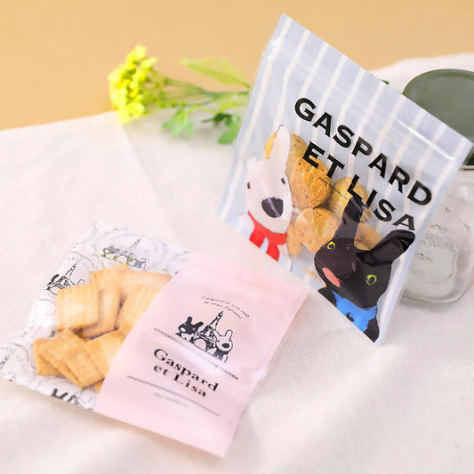 ジッパーバッグ ストライプ【リサとガスパール】