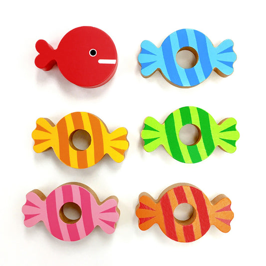 【絵本のつみき】プレイセット (きんぎょがにげた)