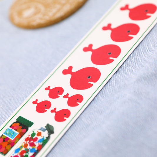 ダイカットマスキングシール【きんぎょがにげた】