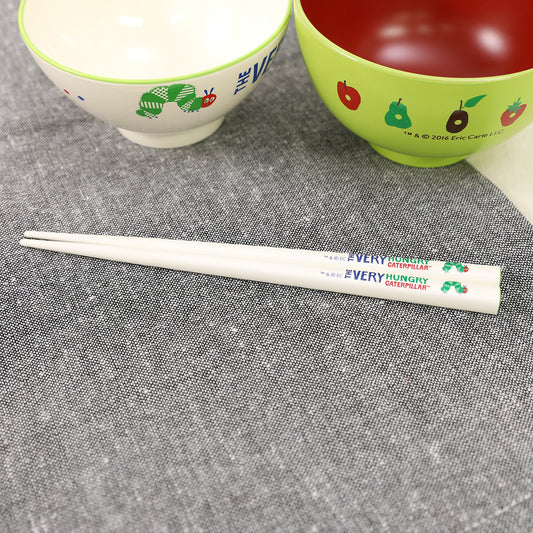 ミルキー塗箸S(ホワイト)【はらぺこあおむし】