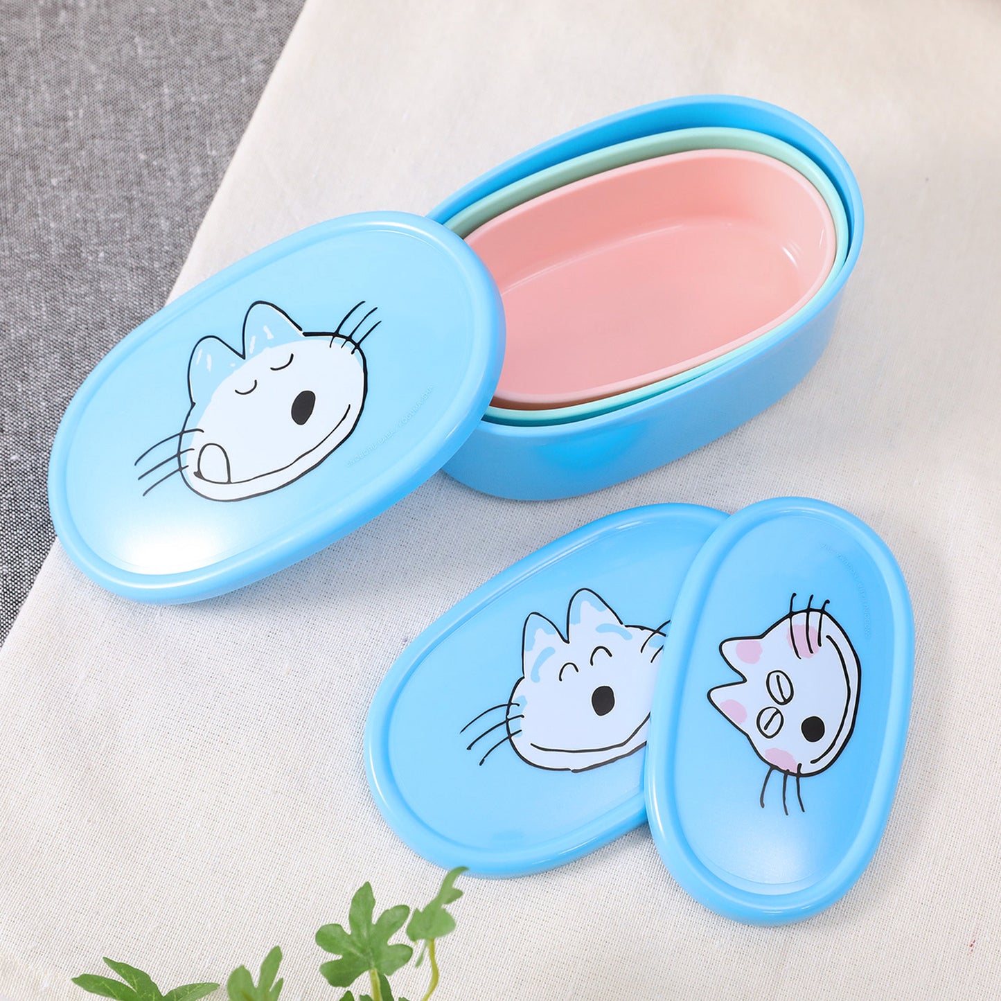 ランチボックス3個セット【11ぴきのねこ】