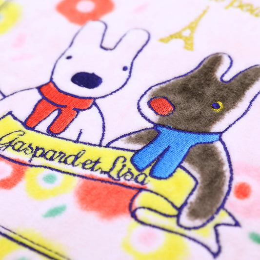 ミニタオル 花の都【リサとガスパール】