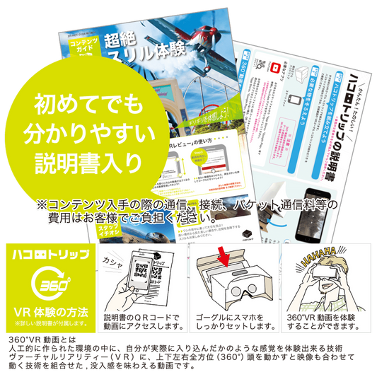 ハコトリップ1眼タイプ 海中体験