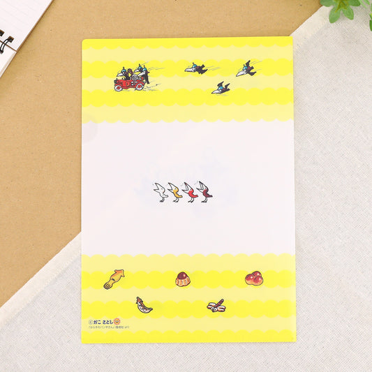 A5クリアファイル イエロー【からすのパンやさん】