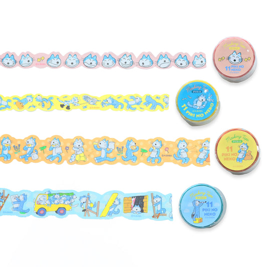 11ぴきのねこ ダイカットマスキングテープW30 トラック