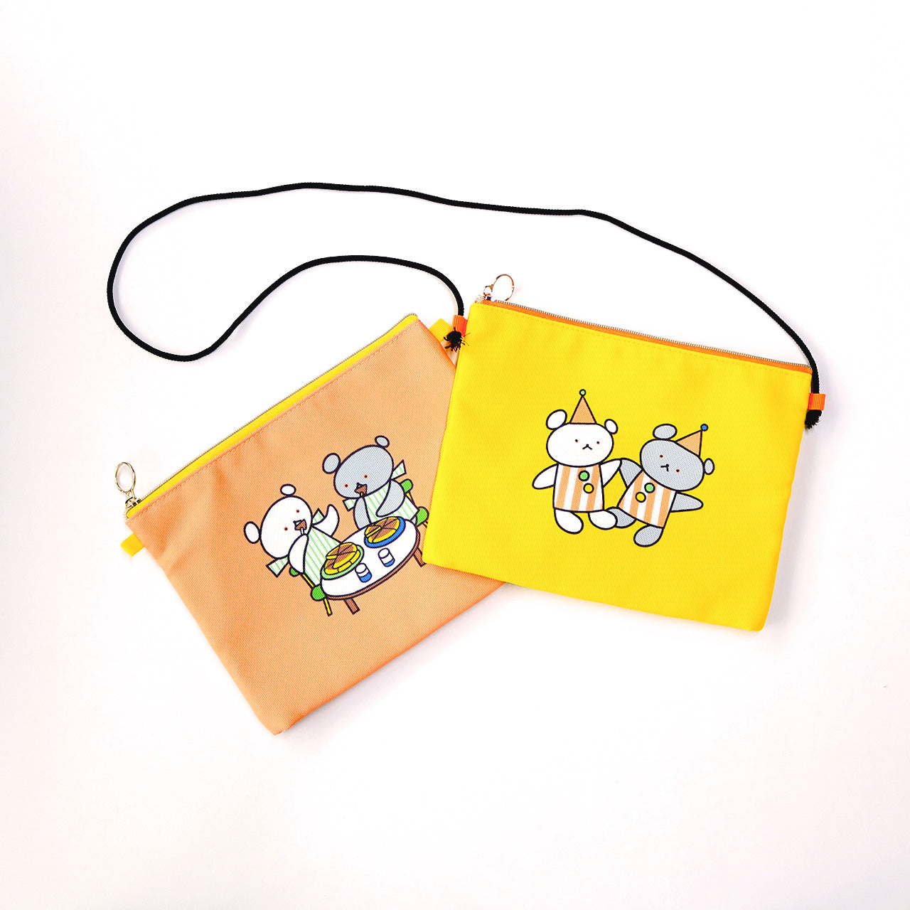 フラットポーチ さんかく 【こぐまちゃん】