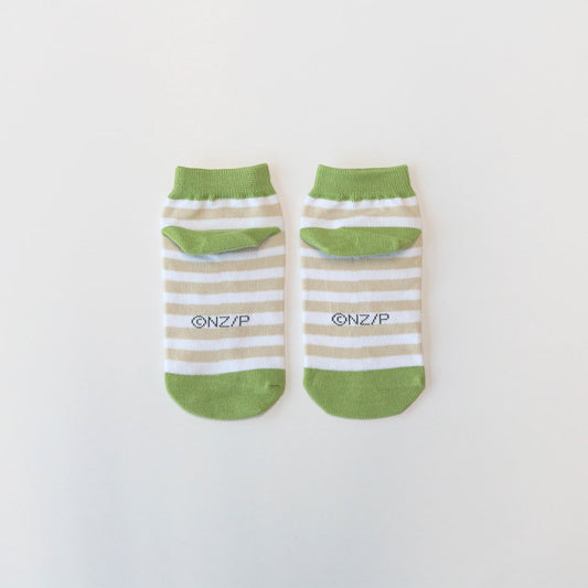 靴下 ジュニア/ストライプ【ねずみくんのチョッキ】【絵本のくつした】