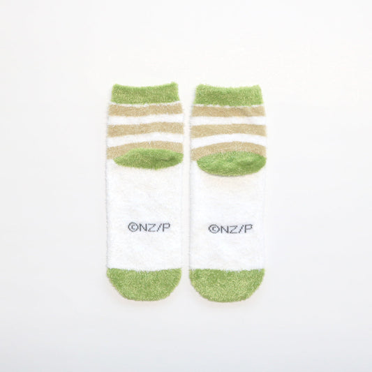 ルームソックス レディース/ストライプ 【ねずみくんのチョッキ】【絵本のくつした】