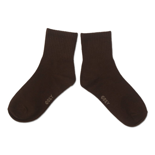 靴下 レディース/AWブラウン お花 【フレデリック】【絵本のくつした】