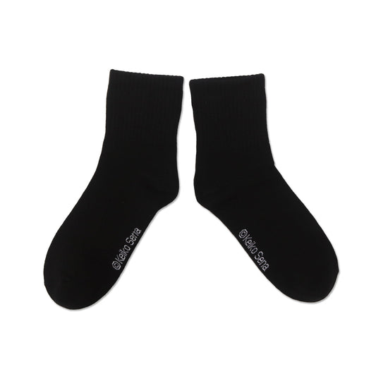 靴下 レディース/ブラック おばけ 【おばけのてんぷら】【絵本のくつした】