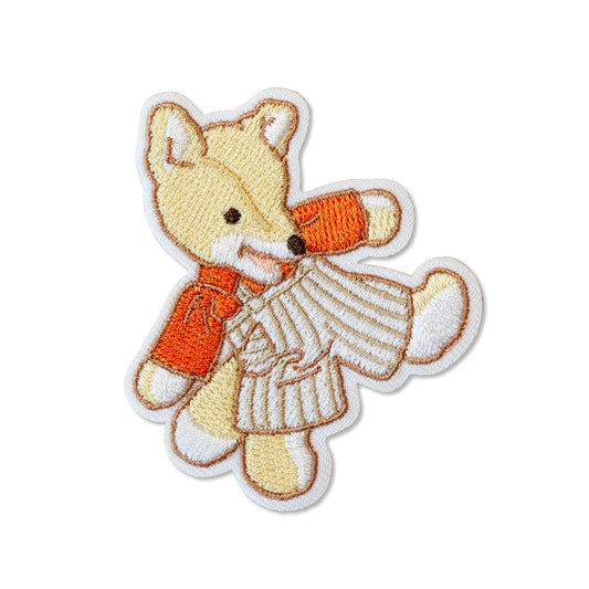 【絵本のワッペン】(1P)こんとあき/こん