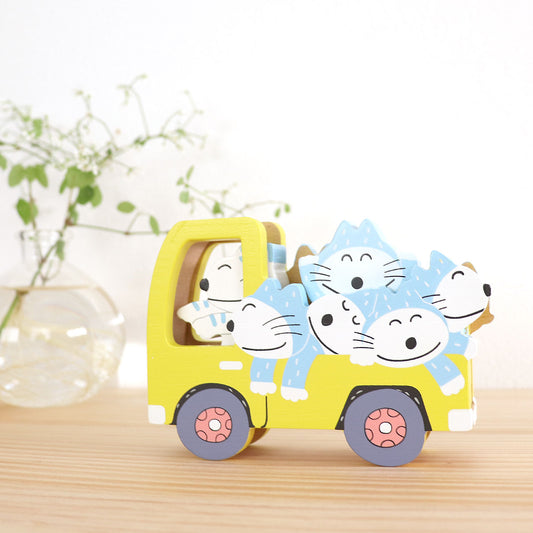 【絵本のつみき】3P 11ぴきのねことぶた トラックにのって (11ぴきのねこ)