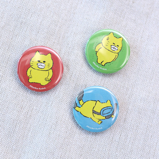 缶バッジ3個セット【ノラネコぐんだん】