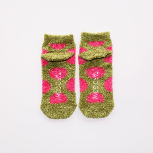 ルームソックス レディース/カーテン【きんぎょがにげた】【絵本のくつした】【もこもこ靴下】