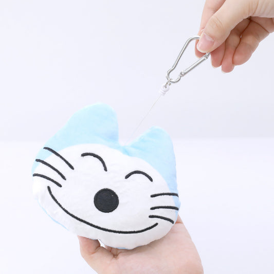 リール付パスケース ブルー【11ぴきのねこ】