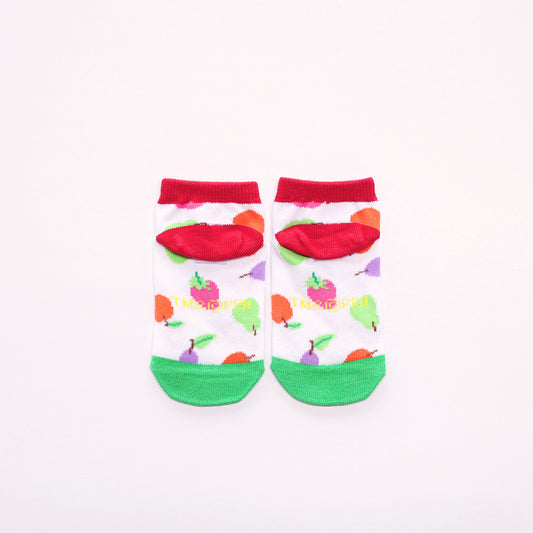 靴下 キッズ/フルーツ【はらぺこあおむし】【絵本のくつした】