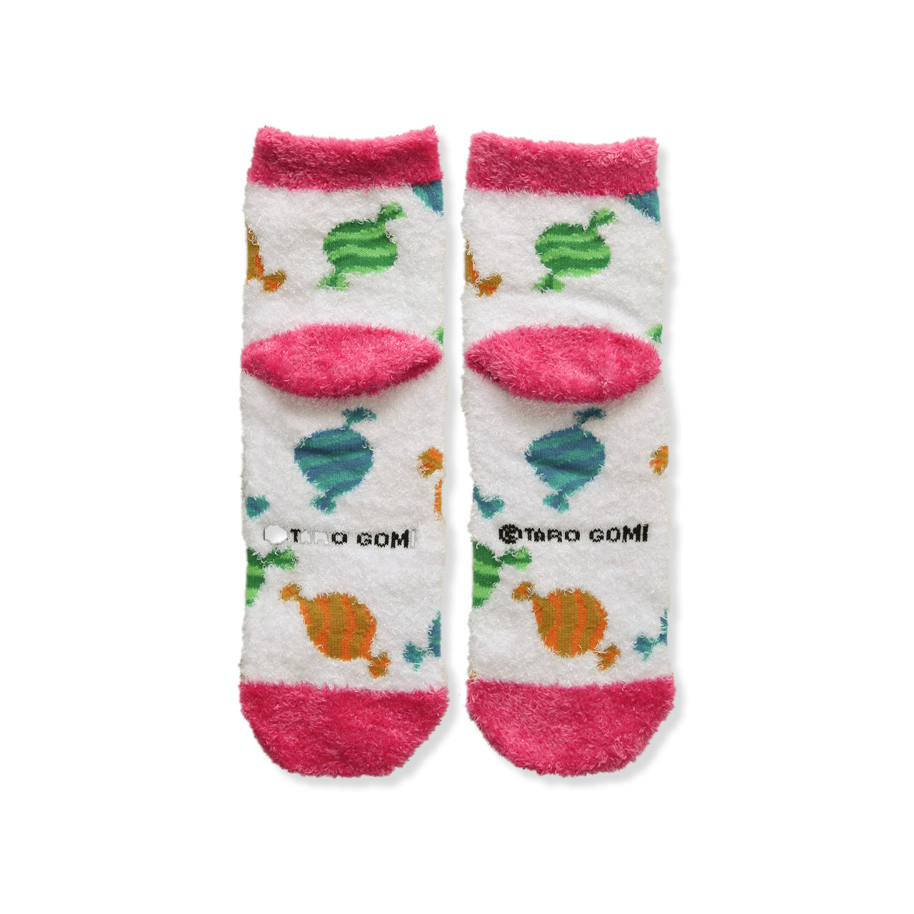 ルームソックス レディース/キャンディ カラフル【きんぎょがにげた】【絵本のくつした】