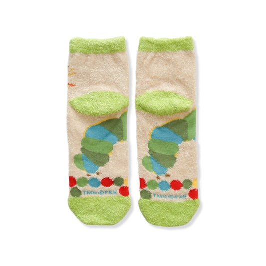 ルームソックス レディース/太陽【はらぺこあおむし】【絵本のくつした】