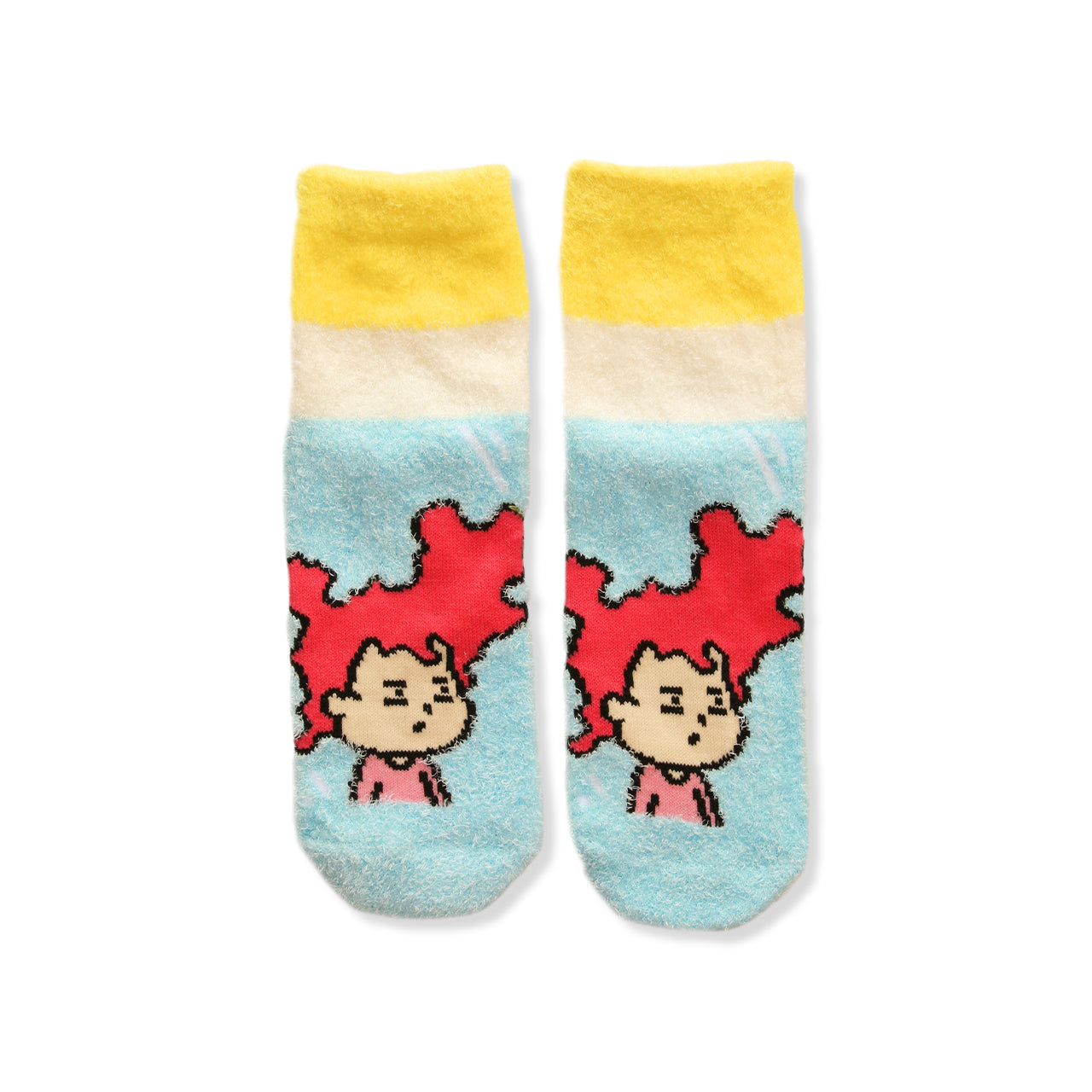 ルームソックス レディース／ねぐせ【ねぐせのしくみ】【絵本の