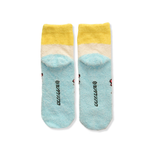 ルームソックス レディース/ねぐせ【ねぐせのしくみ】【絵本のくつした】